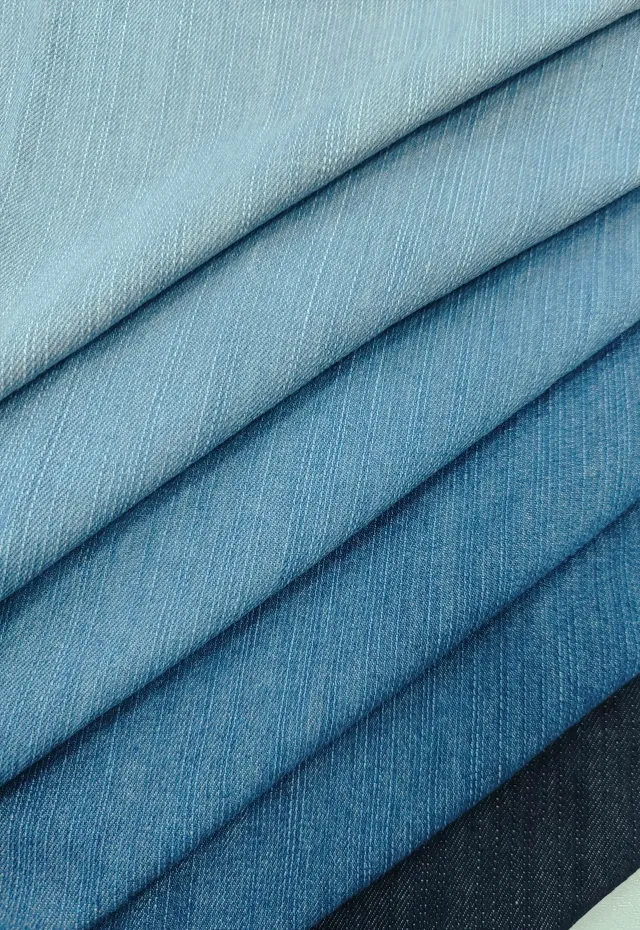 Custom denim fabric selection for premium denim garments