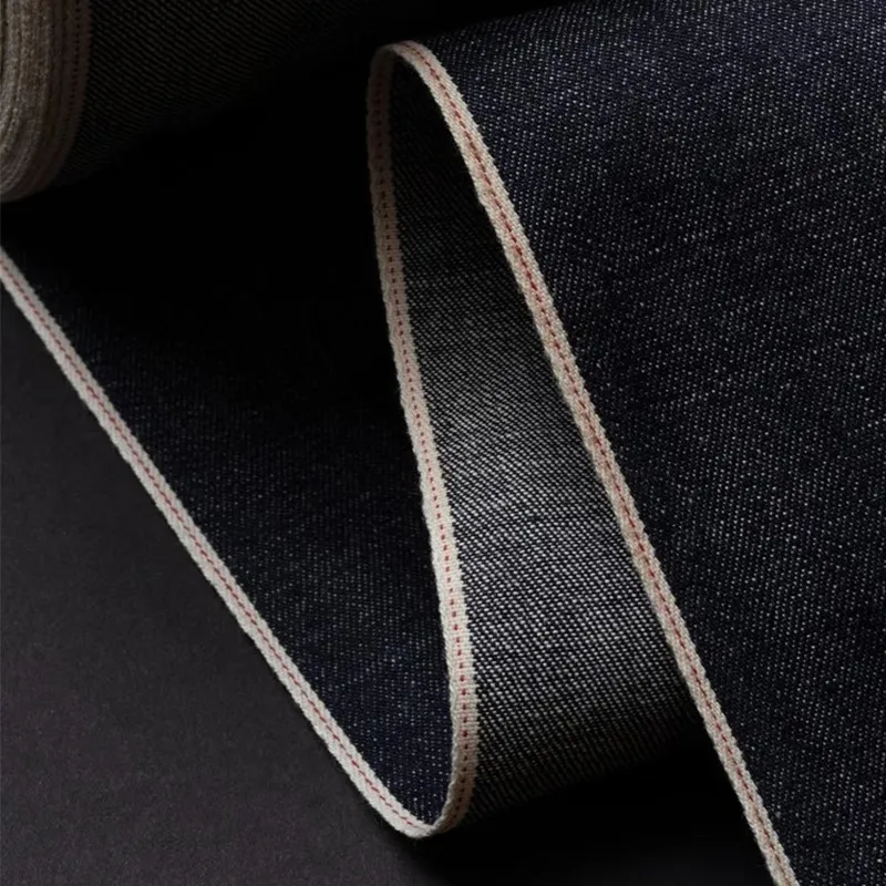 Custom raw denim fabric selection for private label brands